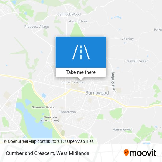 Cumberland Crescent map
