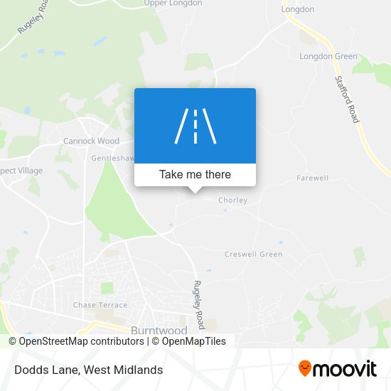 Dodds Lane map
