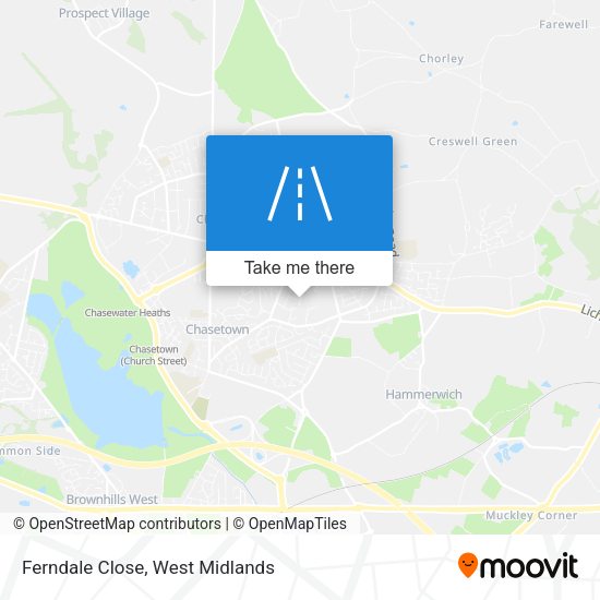 Ferndale Close map