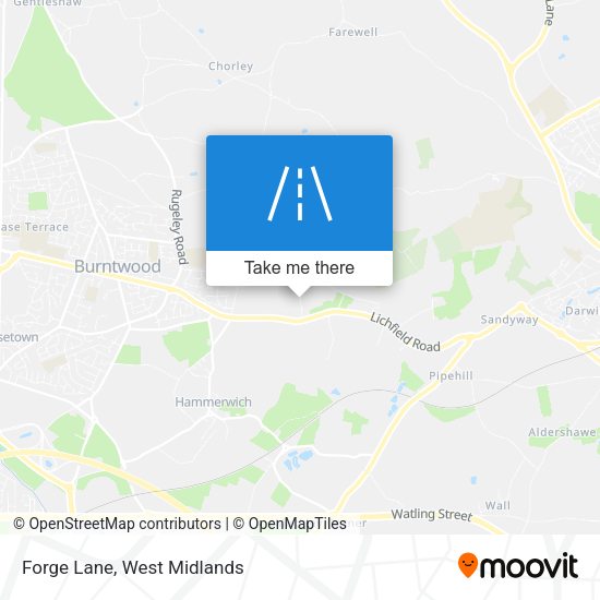 Forge Lane map