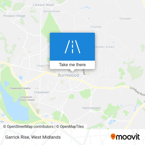 Garrick Rise map