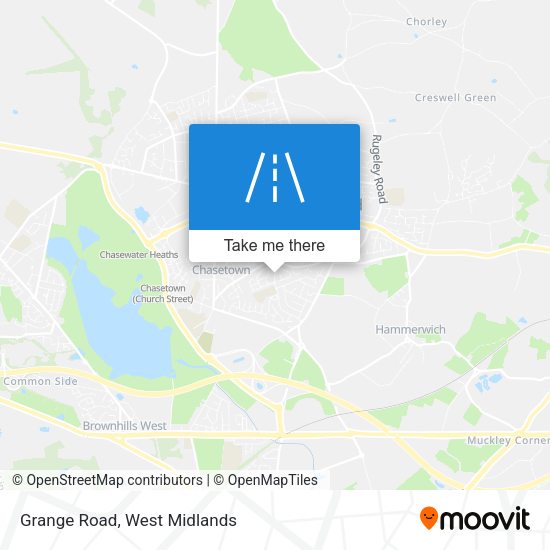 Grange Road map