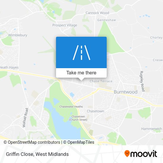 Griffin Close map