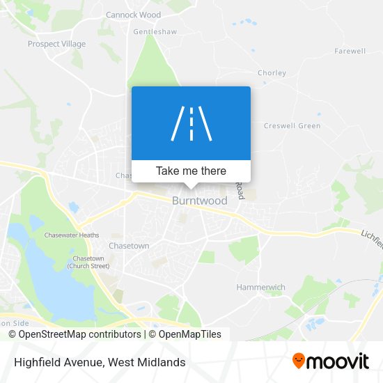 Highfield Avenue map