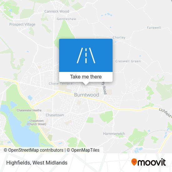 Highfields map