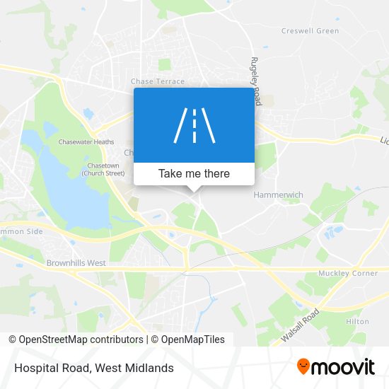 Hospital Road map