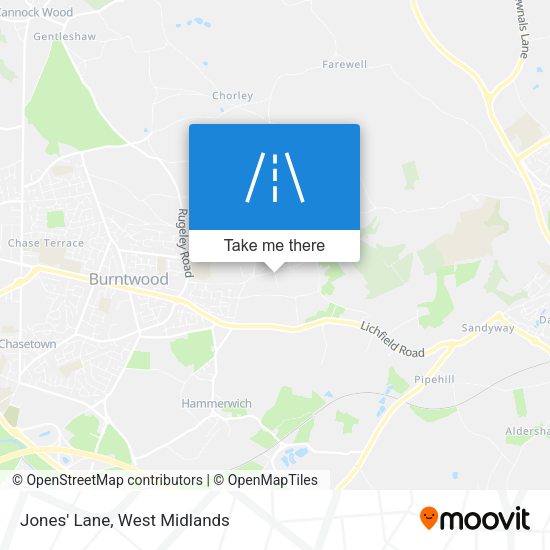 Jones' Lane map