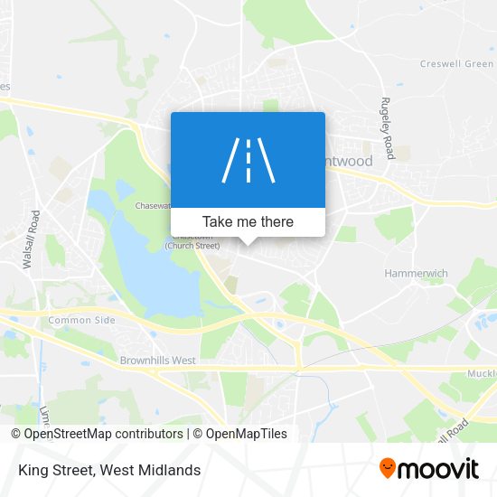 King Street map