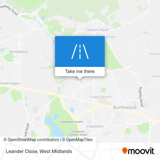 Leander Close map