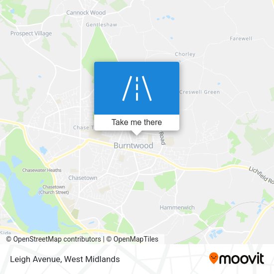 Leigh Avenue map