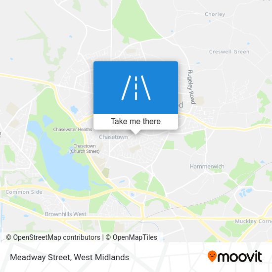 Meadway Street map