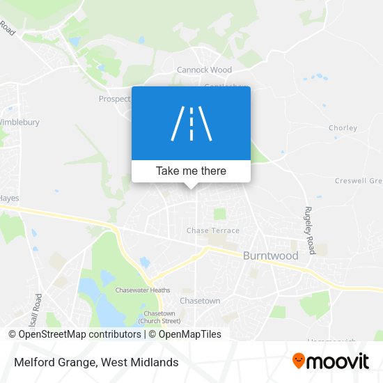 Melford Grange map