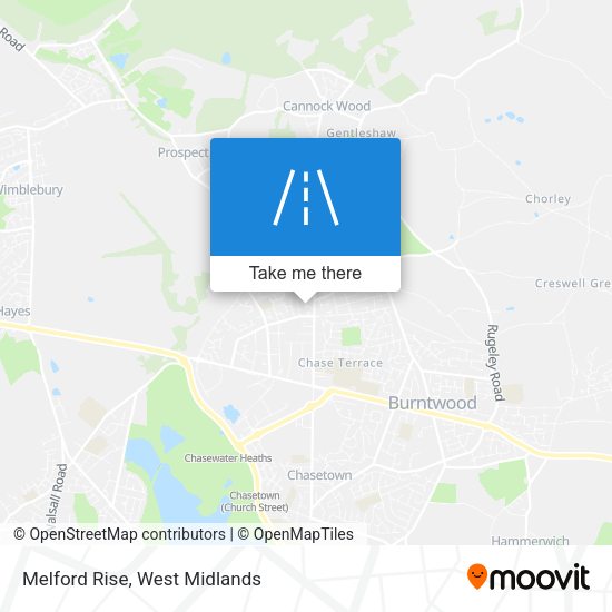 Melford Rise map