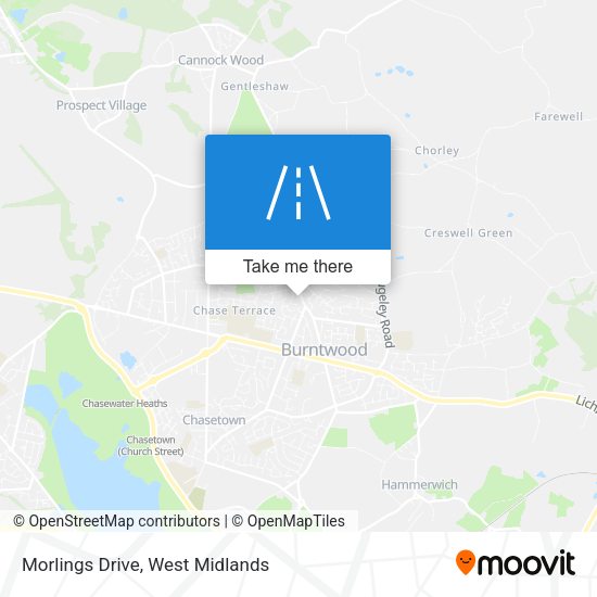 Morlings Drive map