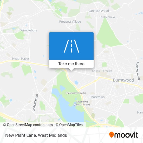 New Plant Lane map