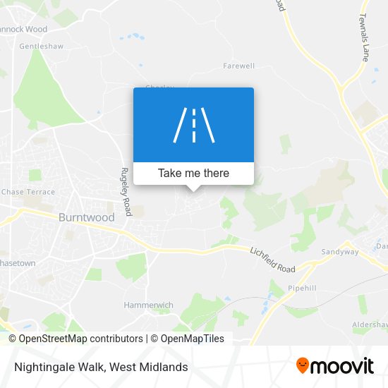 Nightingale Walk map
