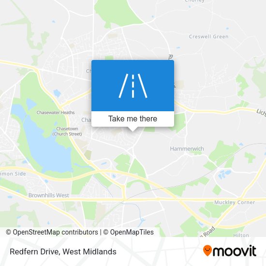 Redfern Drive map