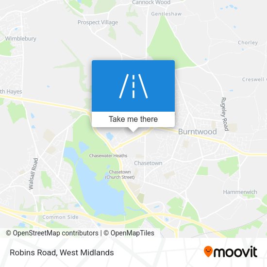 Robins Road map