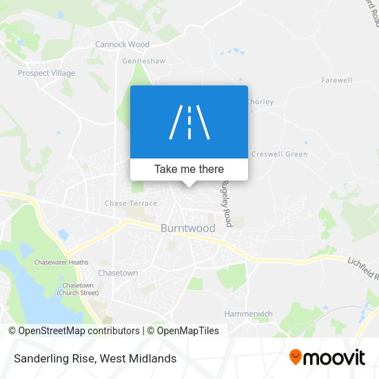 Sanderling Rise map