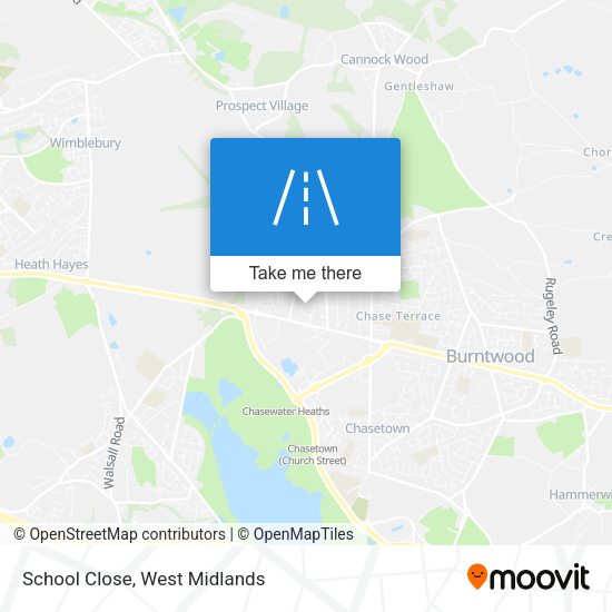 School Close map