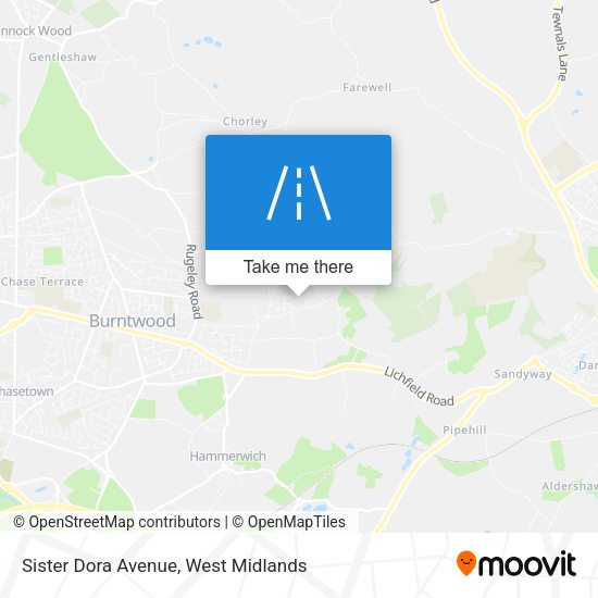 Sister Dora Avenue map