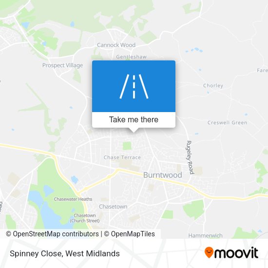 Spinney Close map