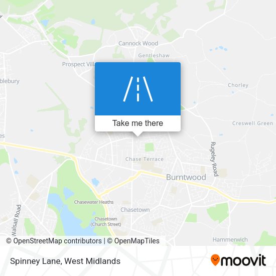 Spinney Lane map