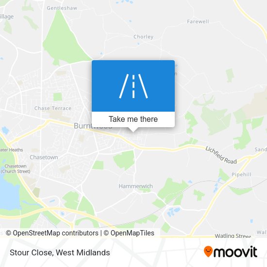 Stour Close map