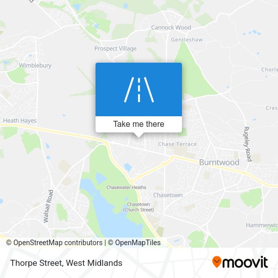 Thorpe Street map