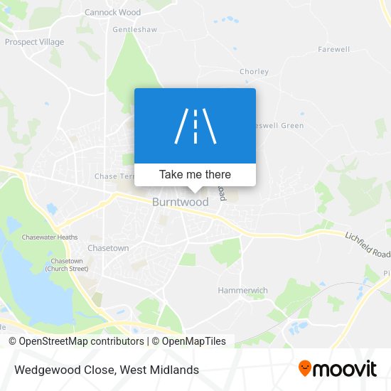 Wedgewood Close map