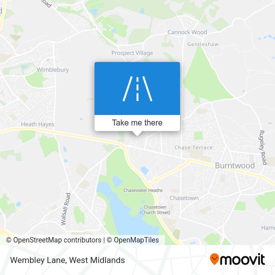 Wembley Lane map