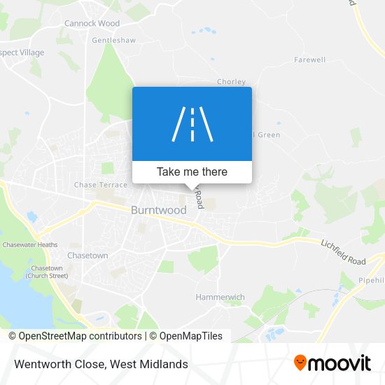 Wentworth Close map