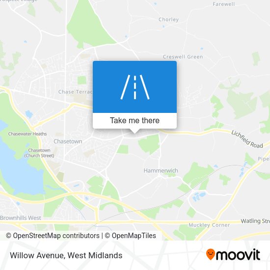 Willow Avenue map