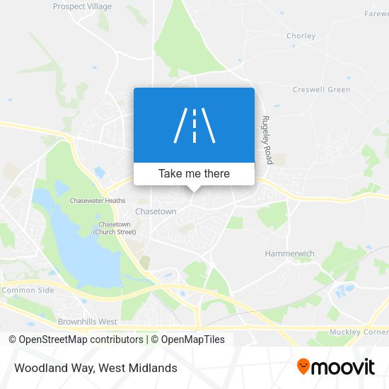 Woodland Way map