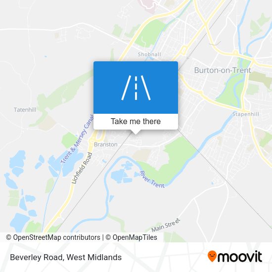 Beverley Road map