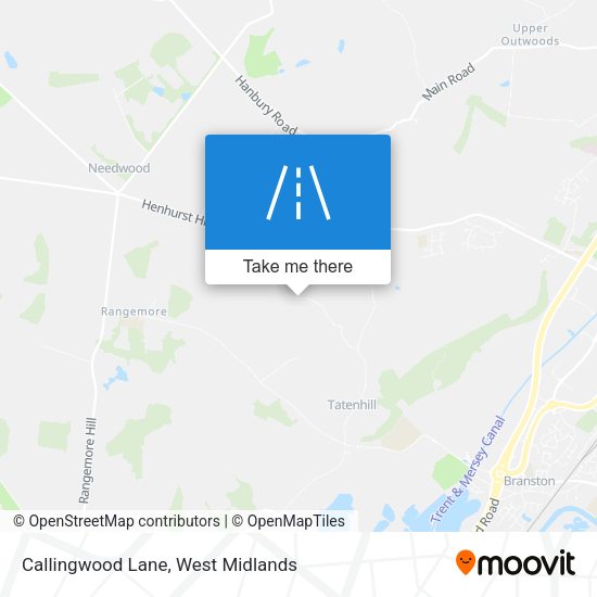 Callingwood Lane map