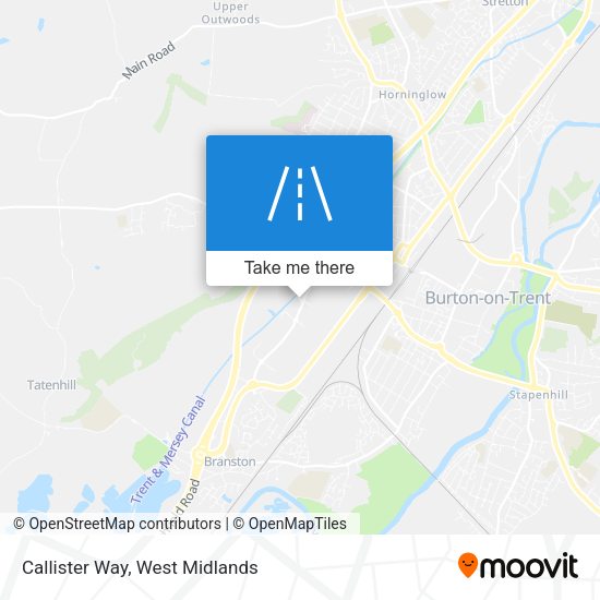 Callister Way map
