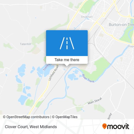 Clover Court map