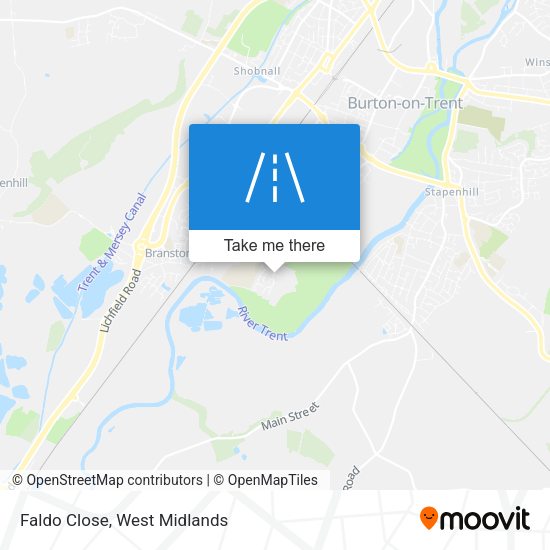 Faldo Close map