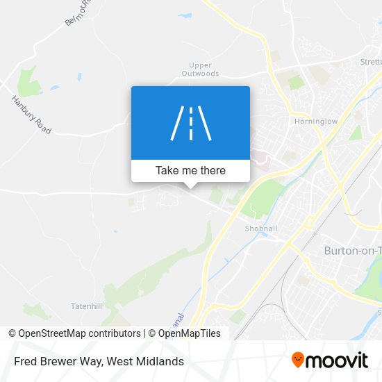 Fred Brewer Way map