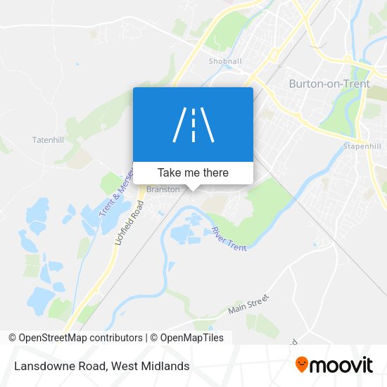Lansdowne Road map