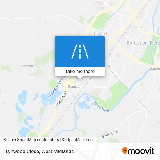 Lynwood Close map