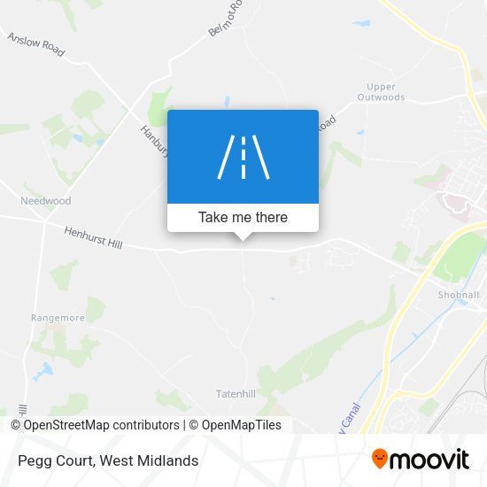 Pegg Court map