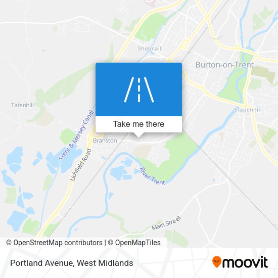 Portland Avenue map