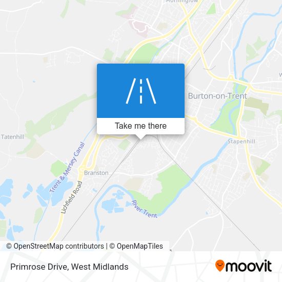 Primrose Drive map