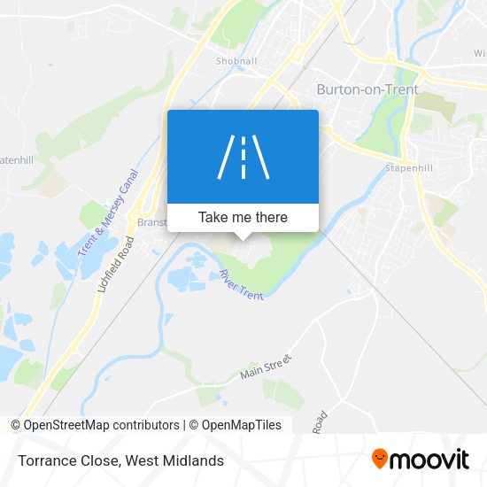 Torrance Close map