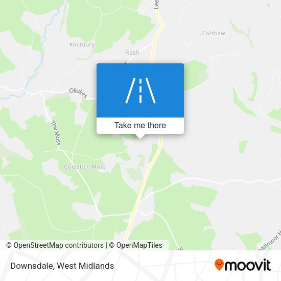 Downsdale map
