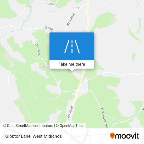 Gibbtor Lane map