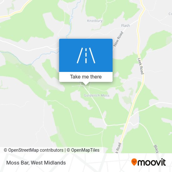 Moss Bar map