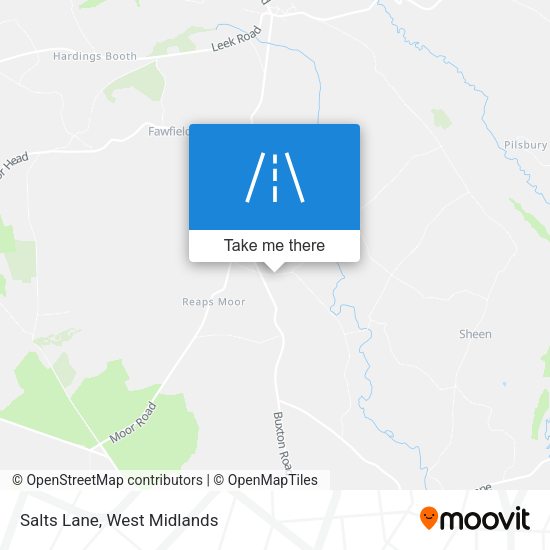 Salts Lane map